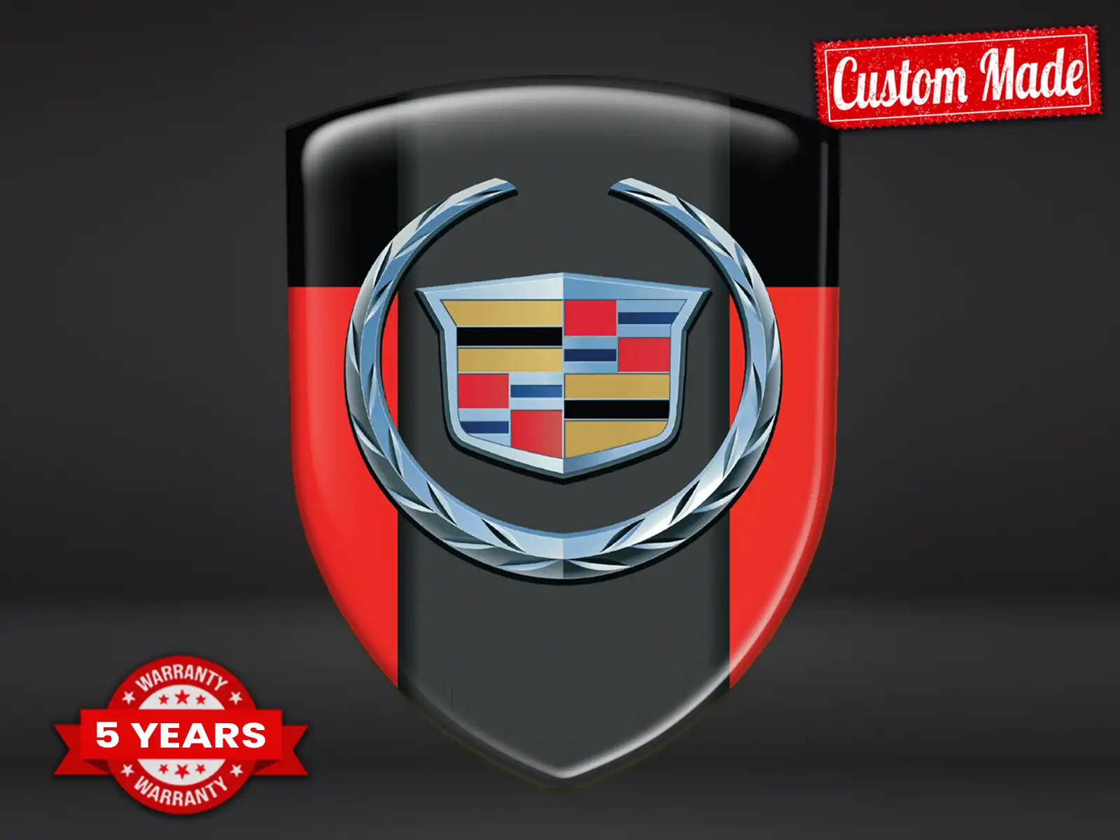 Cadillac Windschutzaufkleber Robust Hochwertig Professionell